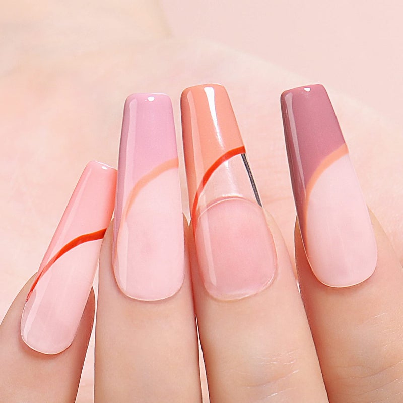 AIMEILI Valentine's Day Gel Nail Polish Set, Natural Skin Tone Nude Pink Color Gel Polish Soak Off Nail Gel Kit Gifts for Mother's Day Set Of 6pcs X 10ml - Kit Set 30 - Image 3